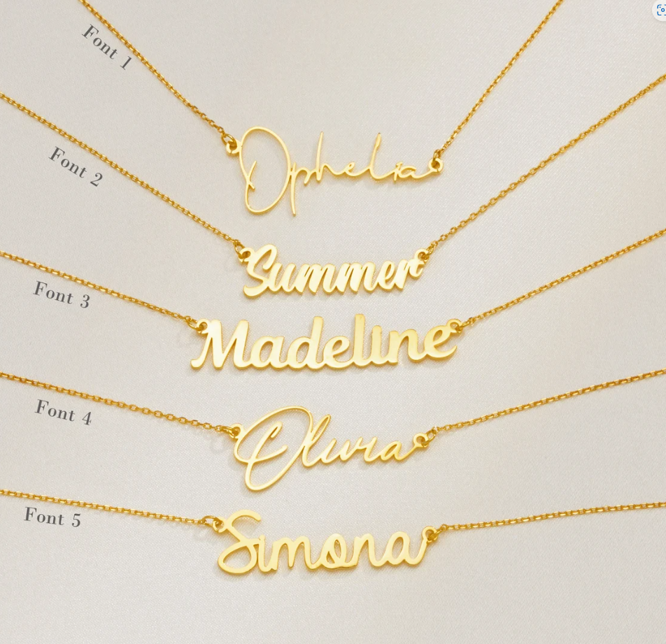 Personalised Name Necklace