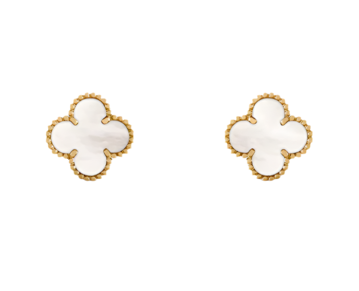 18k Gold Four Leaf Clover Red Jewellery