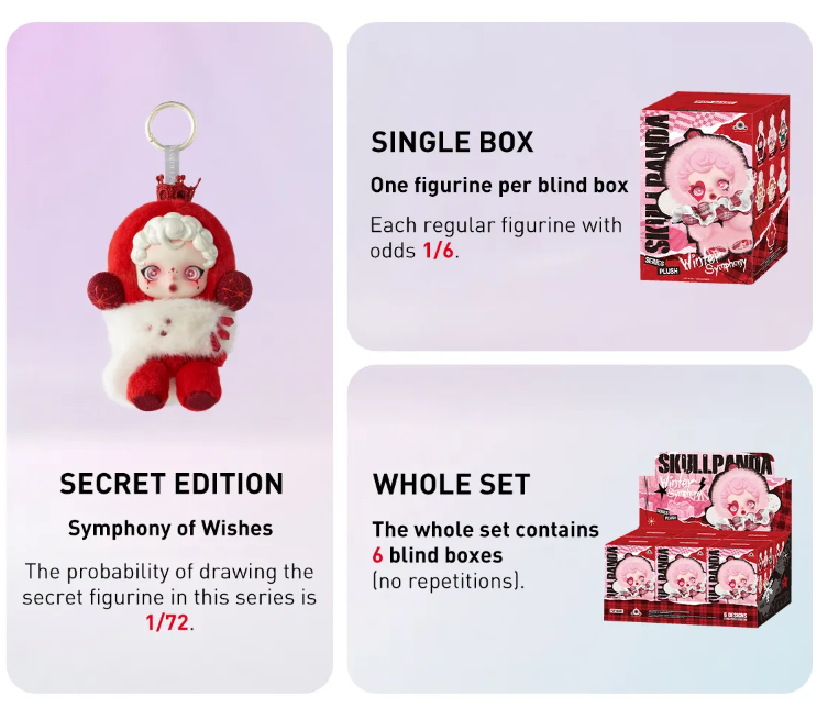 SKULLPANDA Winter Symphony Series Plush