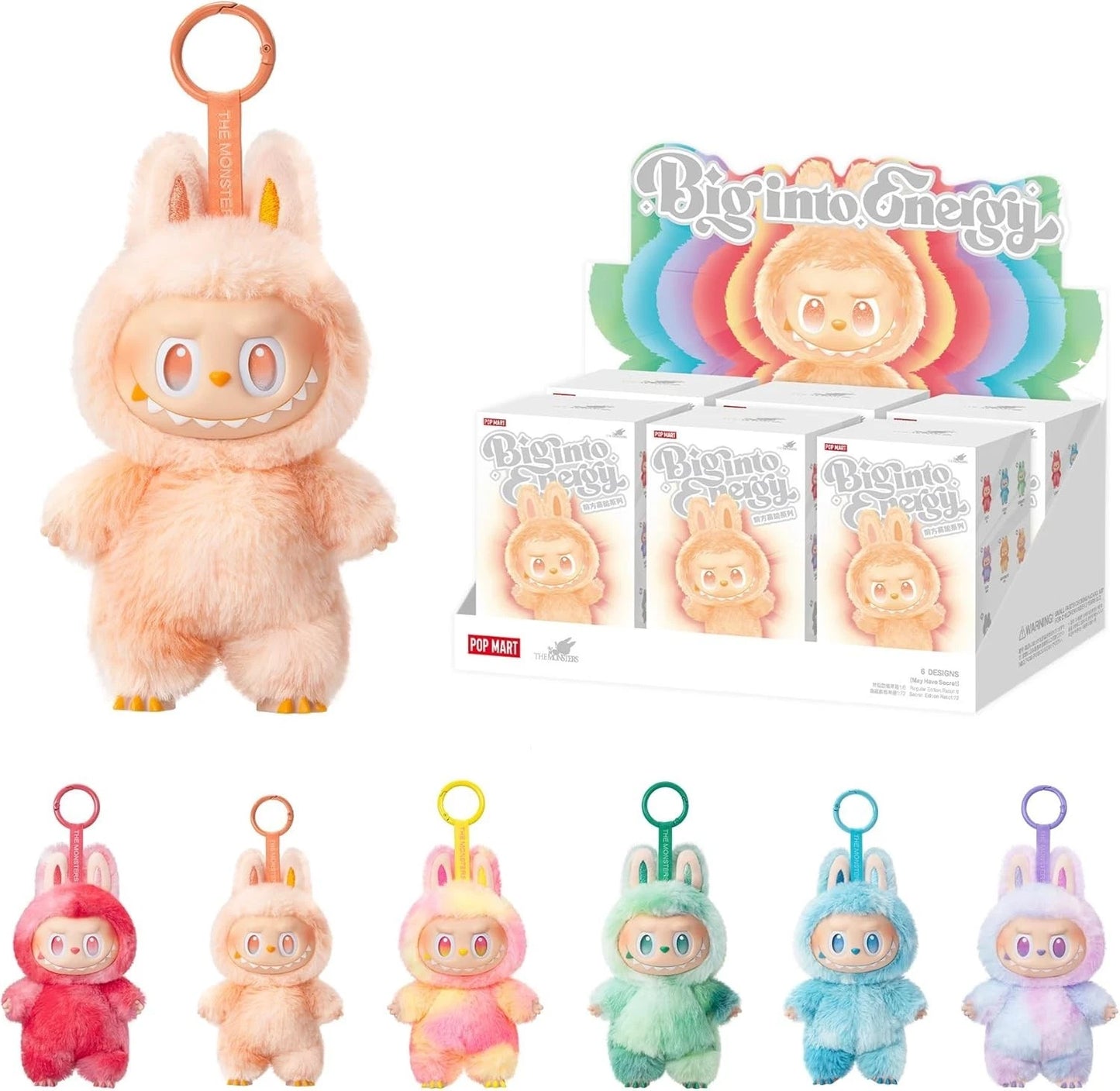 AUTHENTIC POP MART Labubu THE MONSTERS | Big Into Energy Vinyl Face